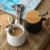 R RUNVEL Espressotassen Kaffeetassen groß Kaffeetassen mit Deckel und Edelstahllöffel KeramikTasse mit Holzgriff 400 ML Tassen kaffeebecher Coffee Cup Weiß - 6