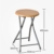 YIQIFEI Bügelstehhilfe Sitzkissen Klappbarer Haushalt Holzoberfläche Metall Outdoor Tragbar Einfacher Esstisch Erwachsener Stuhl Freizeit Runde Bank - 7