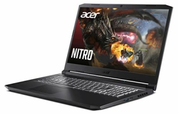 Acer Nitro 5 (AN517-41-R4FJ) Gaming Laptop 17 Zoll Windows 10 Home - FHD 144 Hz IPS Display, AMD Ryzen 7 5800H, 16 GB DDR4 RAM, 1 TB PCIe SSD, NVIDIA GeForce RTX 3070 - 8 GB GDDR6 - 3