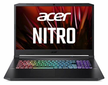 Acer Nitro 5 (AN517-41-R4FJ) Gaming Laptop 17 Zoll Windows 10 Home - FHD 144 Hz IPS Display, AMD Ryzen 7 5800H, 16 GB DDR4 RAM, 1 TB PCIe SSD, NVIDIA GeForce RTX 3070 - 8 GB GDDR6 - 1