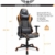 Acethrone Gaming-Stuhl ergonomischer,E-Sports Stuhl Bequemer Computerstuhl Rückenlehne,165° neigbar mit Kopfstütze und Lendenkissen Gamer-Sitz Höhe & Armlehnen verstellbar 360 ° drehbarstuhl (Orange) - 5