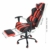 Aoutecen Verschleißfester ergonomischer Stuhl Spielstuhl Computerstuhl mit Lendenkissen Fußstütze Kopfstütze für Jugendliche Ehemänner und andere Spielbegeisterte(Reddish Black) - 6