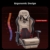AutoFull Gaming Stuhl Bürostuhl Gamer Ergonomischer Schreibtischstuhl PC-Stuhl mit hoher Rückenlehne und Lendenwirbelstütze,Einstellbare Sitzhöhe und Rückenlehnenneigung, Fußstütze,Braun - 3