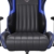 AutoFull Gaming Stuhl Schreibtischstuhl Gamer Ergonomischer Bürostuhl mit hoher Rückenlehne und Lendenwirbelstütze,PU-Leder,Einstellbare Sitzhöhe und Rückenlehnenneigung,Blau (DREI Jahre Garantie) - 2