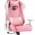 AutoFull Pink Gaming Stuhl Bürostuh Chefsessel PU-Leder Ergonomische Computer Stühle mit Süßen Hasenohren und Schwanz, rosa (DREI Jahre Garantie) - 1