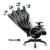 Diablo X-One 2.0 Gaming Stuhl Gamer Chair Bürostuhl Schreibtischstuhl Verstellbare Armlehnen Ergonomisches Design Nacken/-Lendenkissen Wippfunktion Schwarz-Weiß King (XL) - 3