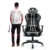 Diablo X-One 2.0 Gaming Stuhl Gamer Chair Bürostuhl Schreibtischstuhl Verstellbare Armlehnen Ergonomisches Design Nacken/-Lendenkissen Wippfunktion Schwarz-Weiß King (XL) - 6