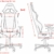 DXRacer Racing Series R0-N Gaming Stuhl aus Kunstleder, Schwarz - 6
