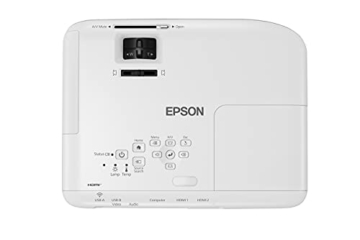 Epson EB-FH06 3LCD-Projektor (Full HD 1.920x1.080p, 3.500 Lumen Weiß- und Farbhelligkeit, Kontrastverhältnis 16.000:1, optionales WLAN, HDMI) - 2