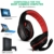 Gaming Headset, Dland 3.5mm verdrahteten Bass Stereo Noise Isolation Gaming-Kopfhörer mit Mikrofon für Laptop-Computer, Handy, PS4 und so on- Volume Control (schwarz und rot) - 6