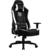 GTPLAYER Gaming Stuhl Stoff Bürostuhl Gamer Ergonomischer Stuhl Einstellbare Armlehne Einteiliger Stahlrahmen von der Leinen machartige Oberfläche Schwarz - 1