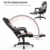IntimaTe WM Heart Racing Stuhl mit Hoher Rückenlehne, Ergonomischer Gaming Stuhl, Bürostuhl aus Kunstleder (Pink) - 7