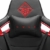 OMEN Citadel Gaming Stuhl (Bürostuhl, Schreibtischstuhl, höhenverstellbar, Lendenkissen, Kopfkissen, 4D verstellbare Armlehnen) schwarz / rot - 8