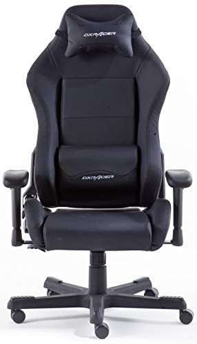 Robas Lund DX Racer 3 Gaming Stuhl Bürostuhl Schreibtischstuhl mit Wippfunktion Gamer Stuhl Höhenverstellbarer Drehstuhl PC Stuhl Ergonomischer Chefsessel, schwarz - 3