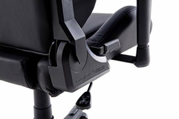 Robas Lund DX Racer 3 Gaming Stuhl Bürostuhl Schreibtischstuhl mit Wippfunktion Gamer Stuhl Höhenverstellbarer Drehstuhl PC Stuhl Ergonomischer Chefsessel, schwarz - 7