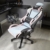 X Rocker Agility Ergonomischer Gaming Stuhl/Bürostuhl/Schreibtischstuhl mit Armlehnen und Wippfunktiondrehbar und Höhenverstellbar | weiß/Pink [ - 3