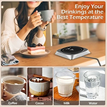 KitchenBoss Tassenwarmer Kaffeewarmer Elektrisch Getrankewarmer Cupwarmer Mugwarmer mit 3 Temperatureinstellungen Kaffeetassenwarmer - 7