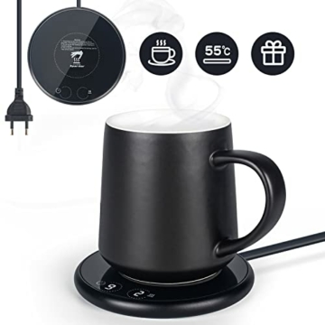 Spardar Tassenwärmer mit Tassenset Getränkewärmer mit Elektrischer Heizplatte, Kaffeewärmer mit Zwei automatischen Temperaturreglern mit Schwerkraftsensor für den Büro- oder Heimgebrauch - 9