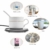Wandefol Tassenwärmer Getränkewärmer Kafeewärmer mit Elektrischer Heizplatte für Tee Kaffee Milch Kaffeewärmer mit Eurostecker für Büro und Zuhause - 6