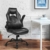 BASETBL Bürostuhl ergonomisch 150kg mit klappbaren armlehnen, Gaming PC Stuhl mit breite sitzfläche, Chefsessel, Drehstuhl mit hoher Rückenlehne und Hochklappbarer Rollen - 6
