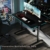 EUREKA ERGONOMIC Gaming Tisch mit LED Beleuchtung 112*60 CM Gaming Schreibtisch 44Zoll Gaming PC Tisch Gamer Tische mit Getränkehalter und Kopfhörerhalter Schwarz - 3