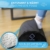 FLIPLINE Fußstütze Schreibtisch mit Flauschfaser-Fußtasche [ThermoFlow] höhenverstellbare Fußablage für Schreibtisch Büro Homeoffice Zubehör - Fußkissen Footrest Fußhocker - 3