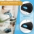 FLIPLINE Fußstütze Schreibtisch mit Flauschfaser-Fußtasche [ThermoFlow] höhenverstellbare Fußablage für Schreibtisch Büro Homeoffice Zubehör - Fußkissen Footrest Fußhocker - 4