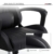 IntimaTe WM Heart Gaming Stuhl, Bürostuhl mit Verstellbarem Kopfkissen und Lendenkissen, Ergonomischer Schreibtischstuhl, Racingstuhl mit Hoher Rückenlehne, Schwarz - 5