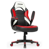 IntimaTe WM Heart Gaming Stuhl, Ergonomischer Gamer Stuhl, 360° drehbarer Racing Stuhl, Computerstuhl mit Multidirektional Verstellbare Armlehnen (Rot) - 1