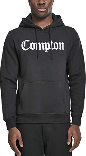 Mister Tee Herren Kapuzenpullover Compton Hoodie, Schwarz (black), Gr. M - 1