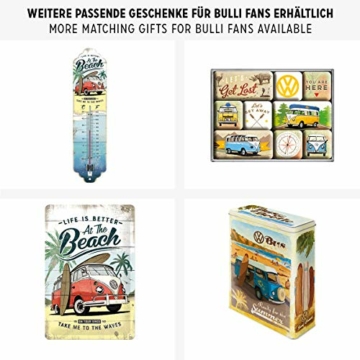 Nostalgic-Art 43218 Retro Emaille-Becher Volkswagen Bulli T1 – Beach – Geschenk-Idee für VW Bus Fans, Camping-Tasse, 360 milliliters, Vintage Design - 5