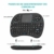 Rii i8 Mini Tastatur Wireless, Smart TV Tastatur, Kabellos Tastatur mit Touchpad, Mini Keyboard für Smart TV Fernbedienung/PC/PAD/Xbox 360/ PS3/Google Android TV Box/HTPC/IPTV (De Layout) - 2
