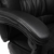 SONGMICS Erstellt, Luxus Bürostuhl mit klappbarer Kopfstütze ausziehbarer Fußablage Extra großer orthopädischer Chefsessel ergonomischer Gaming Stuhl schwarz OBG75B, Lederimitat, 91,4 x 66,4 x 37,4 cm - 8