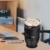 Splend Kaffeebecher, Kamera-objektiv-Kaffeetassen mit Deckel und Kaffeelöffel, Reisebecher Objektiv Tasse Edelstahl Becher Mit Magischem Sauger, Kameratasse für Fotografen Videographen (Schwarz 320ml) - 7