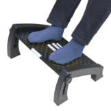 SurmountWay Fußstütze 6 Höhenverstellbar & Winkel Einstellbar, Ergonomische Fußhocker rutschfeste Fußablage mit Massage-Funktion, lindern Bein-, Knie- und Rückenschmerzen, für Zuhause, Büro - 1