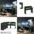 Vicco Gaming Desk Schreibtisch Kron Gamer PC Tisch Computertisch Bürotisch Set (Computertisch Set 1) - 8