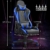 Yaheetech Gaming Stuhl, Racing Stuhl, Bürostuhl, ergonomischer Schreibtischstuhl, Drehstuhl Höhenverstellbare Chefsessel mit verstellbare Kopfstütze, Lendenstütze, PC Stuhl 150 kg belastbarkeit - 5