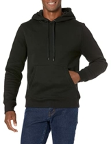 Amazon Essentials Herren Hooded Fleece Sweatshirt, Black(Black), L - 1