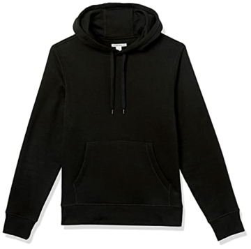 Amazon Essentials Herren Hooded Fleece Sweatshirt, Black(Black), L - 7