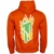 Billie Eilish Herren Kapuzenpullover Airbrush Flames Blohsh orange - 2