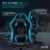 ELITE Pulse - Gaming Stuhl für Kinder - Kunstleder - Ergonomisch - Racer - Drehstuhl - Chair - Bürostuhl - Schreibtischstuhl - Gamer-Design (Schwarz/Blau) - 4