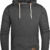 Grin&Bear Herren Kapuzenpullover Kapuzenjacke Hoodie mit hoch abschließendem Kragen GEC494 (M, Anthrazit) - 1