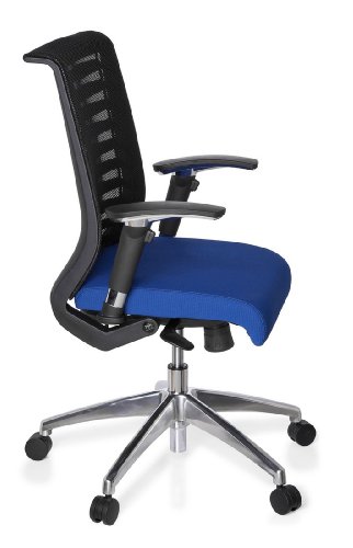 hjh OFFICE 707220 Bürostuhl / Chefsessel Avatar Pro, schwarz / blau - 3