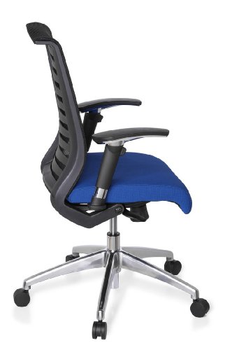 hjh OFFICE 707220 Bürostuhl / Chefsessel Avatar Pro, schwarz / blau - 4