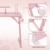IntimaTe WM Heart Gaming Tisch 110cm, Ergonomischer Computertisch, Schreibtisch mit Tischplatte aus Kohlefaser, Drehbarer Headsethalter, Griffhalter und Getränkehalter (Pink) - 5