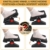 Qlf yuu verstellbare Fußstütze mit abnehmbarem Fußkissen, winkeleinstellbare Fußbank Fußhocker Fußschemel, rutschfeste Fußablage für Schreibtisch, Büro, Zuhause, Reise - 3
