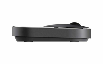 Rapoo M600 Mini Silent kabellose Maus, Bluetooth und Wireless (2.4 GHz)via USB, Multi-Mode, flach, 1300 DPI, schwarz - 4