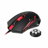 Redragon M601 Wired Gaming Mouse, Ergonomic, Programmable 6 Buttons, 3200 DPI with Red LED Mouse for Windows PC Games - Black - 1