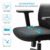 SIHOO Bürostuhl, ergonomischer Schreibtischstuhl, Drehstuhl mit hoher Rückenlehne, Lordosenstütze, verstellbare PU-Kopfstütze, Armlehnen- und Wippenfunktion, Home-Office-Stuhl aus Mesh (schwarz) - 6