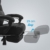 SONGMICS Gaming Stuhl, Bürostuhl mit Fußstütze, Schreibtischstuhl, ergonomisches Design, verstellbare Kopfstütze, Lendenstütze, bis zu 150 kg belastbar, schwarz OBG077B01 - 5